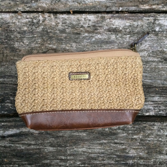 Rosetti Handbags - Rosetti Brown & Tan 4" x 6" Coin Purse